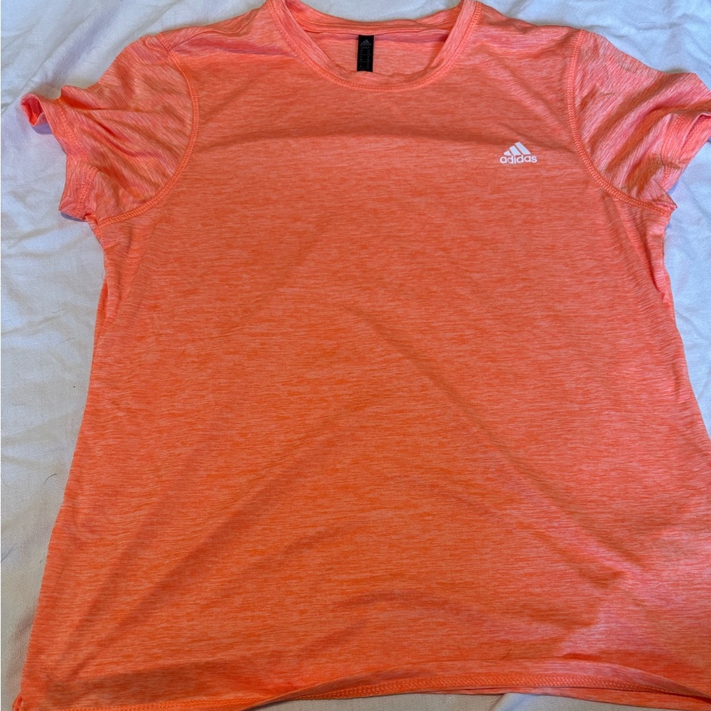 Adidas Golf Vibrant Orange Tee